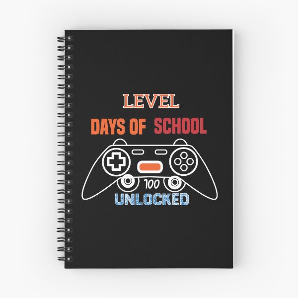 Item preview, Level 100 Completed Days Of School Unlocked designed and sold by ZOUBAH.