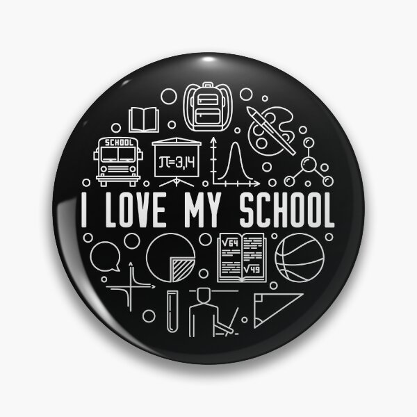 Item preview, I Love My School - for Teachers and Students - Education and Learning  designed and sold by venomousvector.