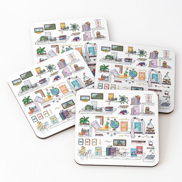Item preview, Book Collage A designed and sold by bookshelfsketch.