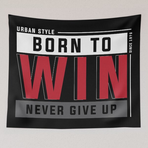 Item preview, Born To Win designed and sold by EpicArtz.