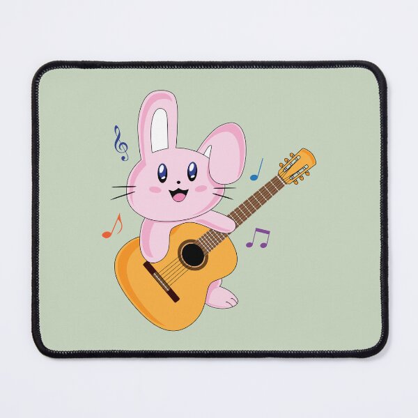 Item preview, Pink Bunny Rabbit Playing Guitar designed and sold by STUDIO-72.