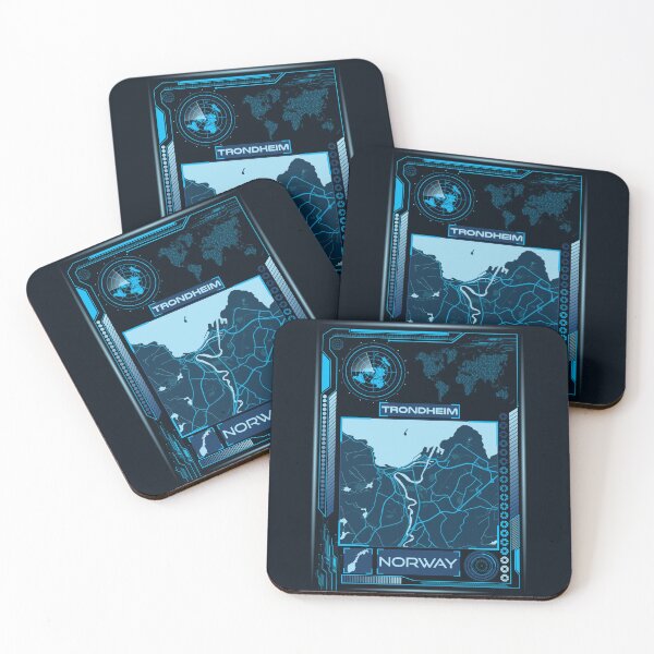 Item preview, TRONDHEIM MAP NORWAY designed and sold by hatimelhag.