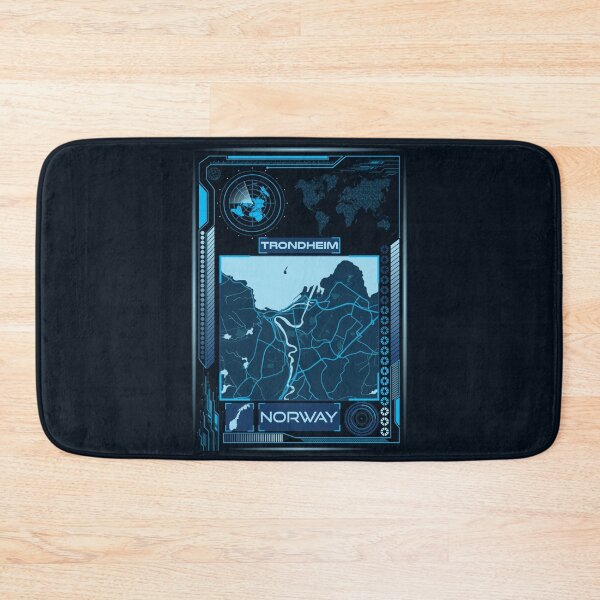 Item preview, TRONDHEIM MAP NORWAY designed and sold by hatimelhag.