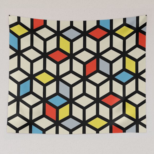 Item preview, Mondrian Cubes designed and sold by Go Logo Designs.