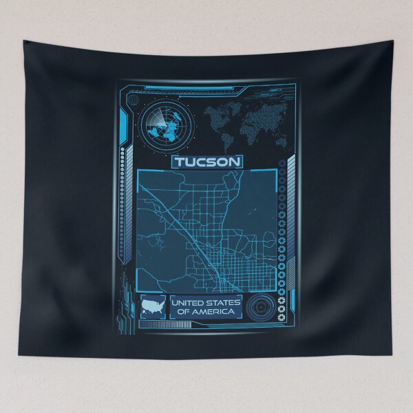 Item preview, TUCSON MAP USA designed and sold by hatimelhag.