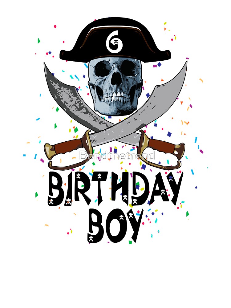 Discover Birthday Boy 6 Pirate Baby  Onesie