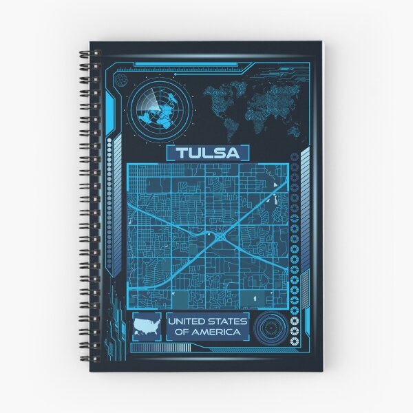 Item preview, TULSA MAP USA designed and sold by hatimelhag.