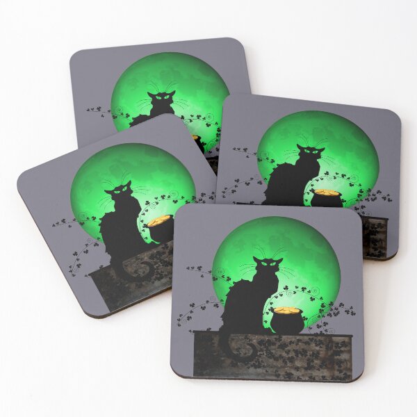 Item preview, St. Patrick's Day Chat Noir designed and sold by HolidayBug.