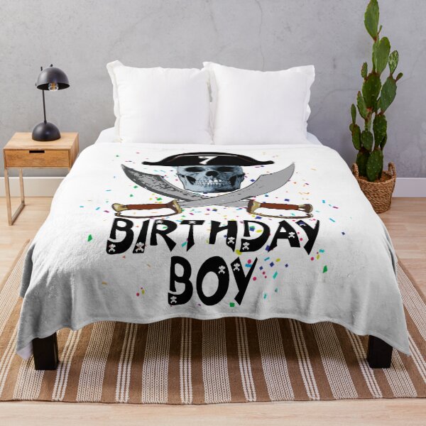 Item preview, Birthday Boy 7 Pirate designed and sold by Bendthetrend.