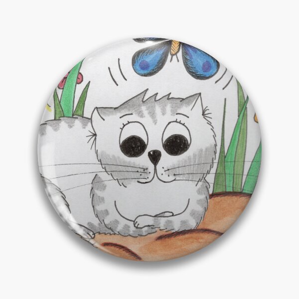 Item preview, Bitey, the cat designed and sold by Mirjana Mitrović.