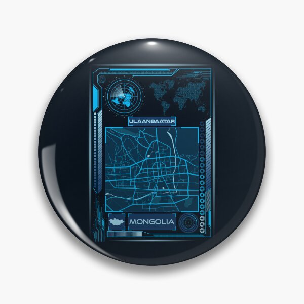 Item preview, ULAANBAATAR MAP MONGOLIA designed and sold by hatimelhag.