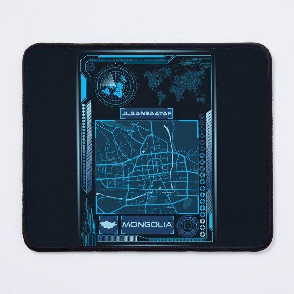 Item preview, ULAANBAATAR MAP MONGOLIA designed and sold by hatimelhag.