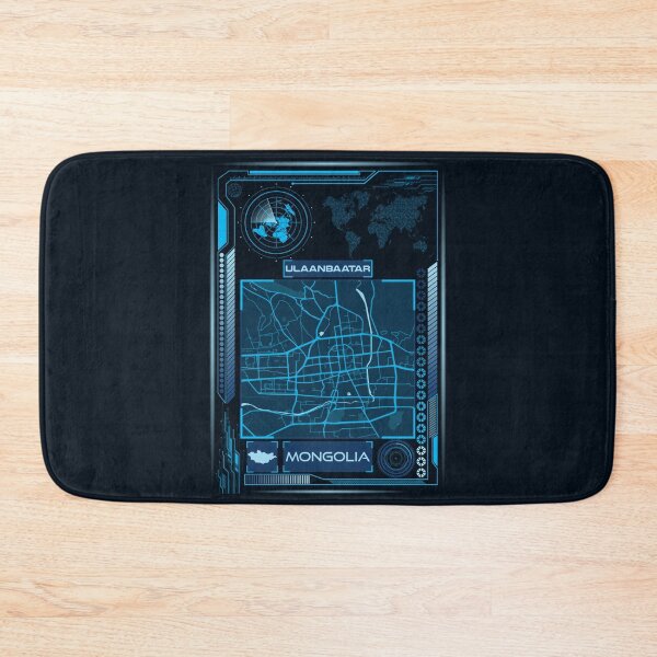 Item preview, ULAANBAATAR MAP MONGOLIA designed and sold by hatimelhag.