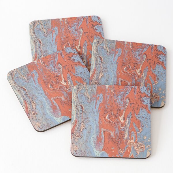 Item preview, Blue and Brown Abstract Painting designed and sold by DN Shop ★★★★★.