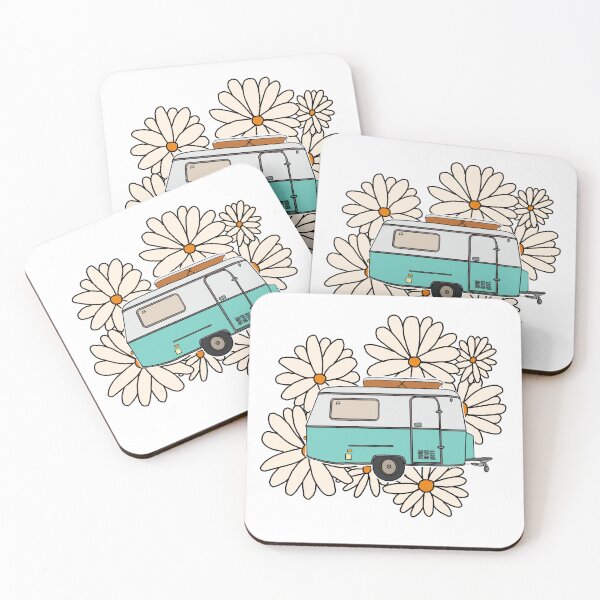 Item preview, Caravan and daisies designed and sold by Jennifer  Gibson.