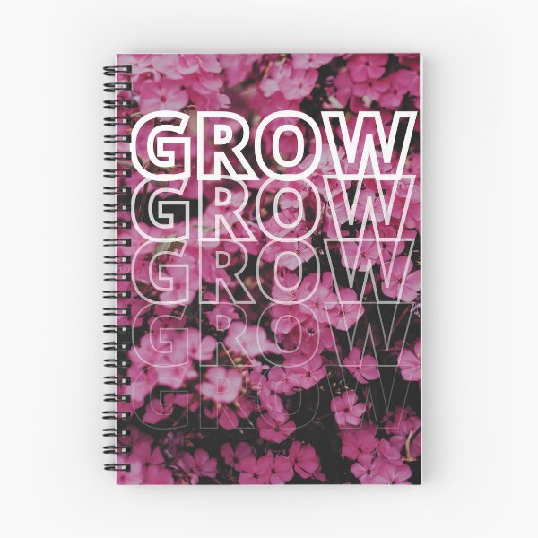 Item preview, GROW (above) - Pink Shaded Flowers designed and sold by AliceSLee.