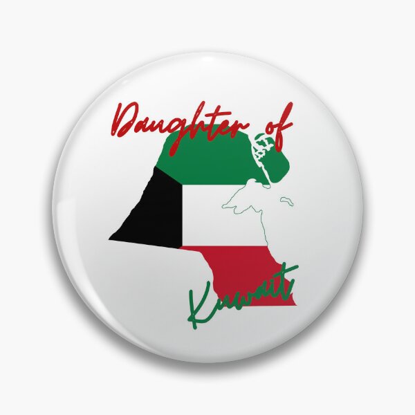 Item preview, Daughter of Kuwait Map Flag designed and sold by NovawayDirect.