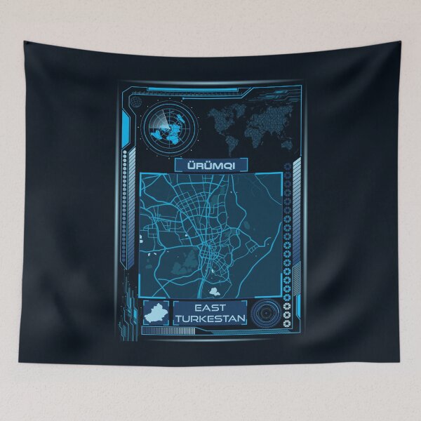 Item preview, URUMQI MAP EAST TURKESTAN designed and sold by hatimelhag.