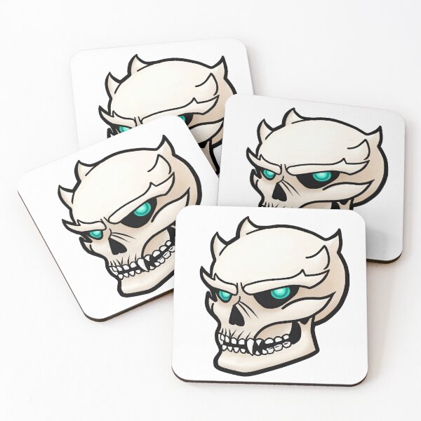 Item preview, Maldraxxus Necrolord Skeleton Skull designed and sold by gnomeskillet.