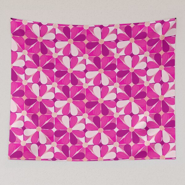 Item preview, Pink Checkered Daisy Pattern designed and sold by Jelena Novakovic.