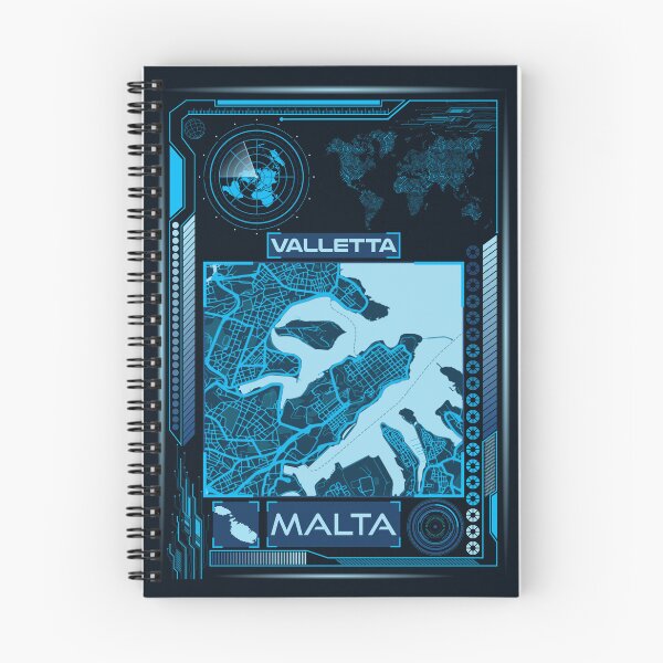 Item preview, VALLETTA MAP MALTA designed and sold by hatimelhag.