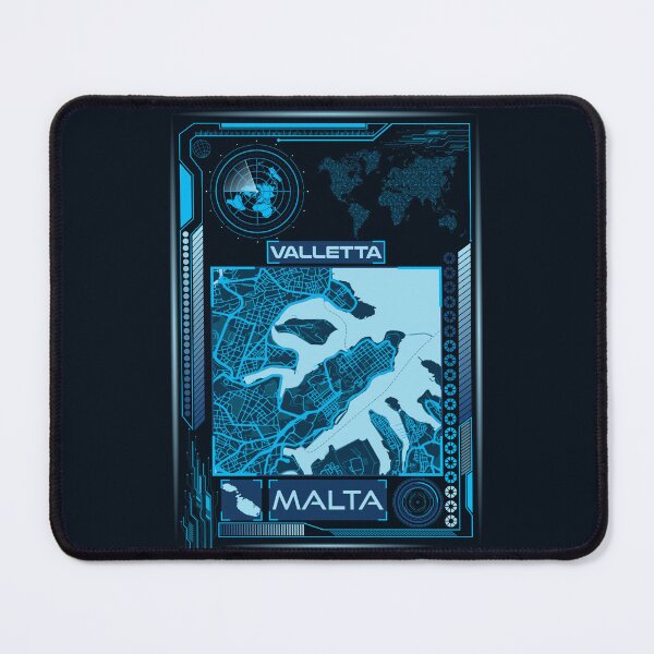 Item preview, VALLETTA MAP MALTA designed and sold by hatimelhag.