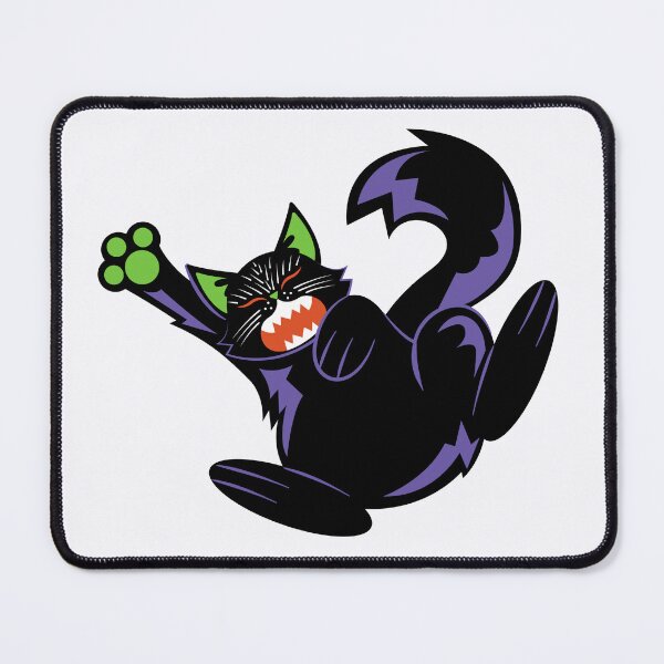 Item preview, Black cat stretching designed and sold by WiiWake.