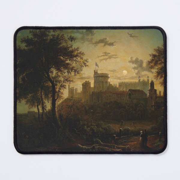 Item preview, Figures before Windsor Castle, by Moonlight (1843) - Sebastian Pether designed and sold by SALON DES ARTS.