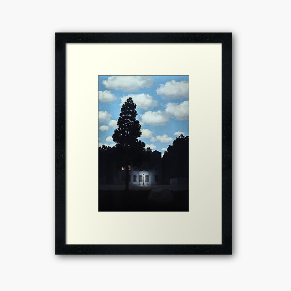 Empire of Light, Magritte (HQ+) Framed Art Print