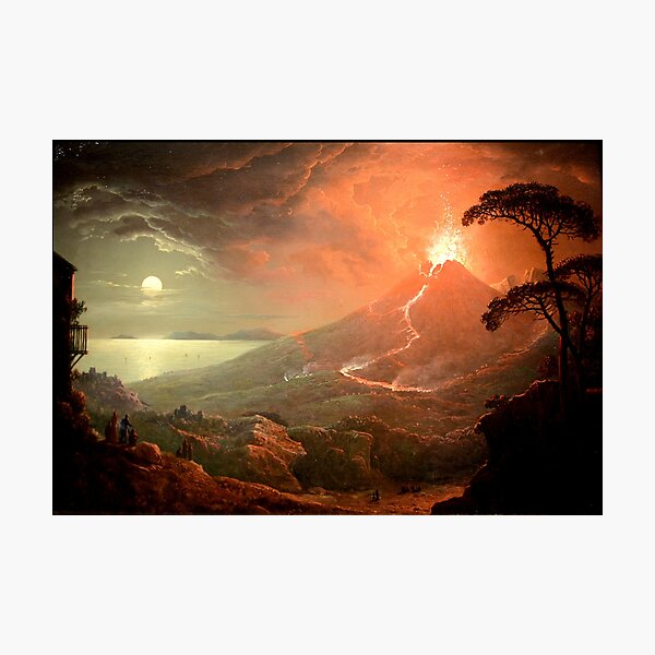 Item preview, The Eruption of Vesuvius (1825) - Sebastian Pether designed and sold by SALON DES ARTS.