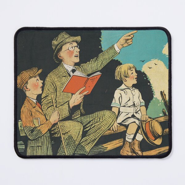 Item preview, "Back to Nature - Books" - Magnus Norstad Vintage Illustration | American vintage posters designed and sold by POSTERAMALA.