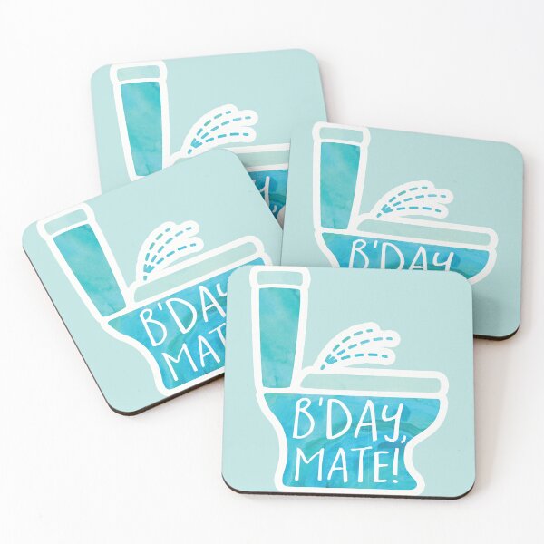 Item preview, B'day, mate! Toilet pun designed and sold by hitechmom.