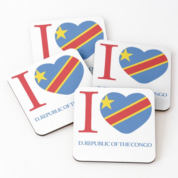 Item preview, I LOVE DEMOCRATIC REPUBLIC OF THE CONGO designed and sold by Sugar Llama.