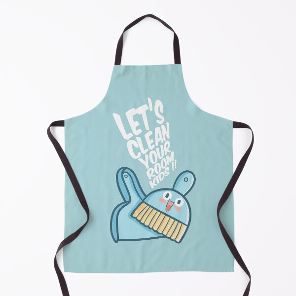 Item preview, Let's clean your room kids | kawaii illustration with typography designed and sold by The-Meraki-Man.