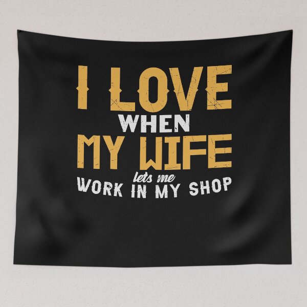 Item preview, When My Wife Let Me vintage and retro designed and sold by َART LOVERS ★★★★★.