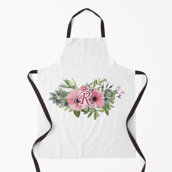 Item preview, R : Floral Initial Wreath Monogram R designed and sold by EasilyShop.