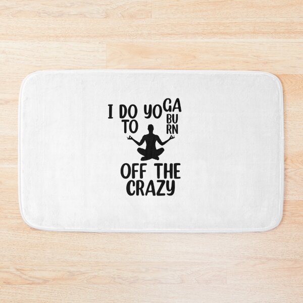 Item preview, Hago yoga para quemar la locura designed and sold by Mr Wolf.