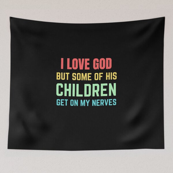 Item preview, Amo a Dios pero algunos de sus hijos me ponen de los nervios designed and sold by samfromsamuel ⭐⭐⭐⭐⭐.