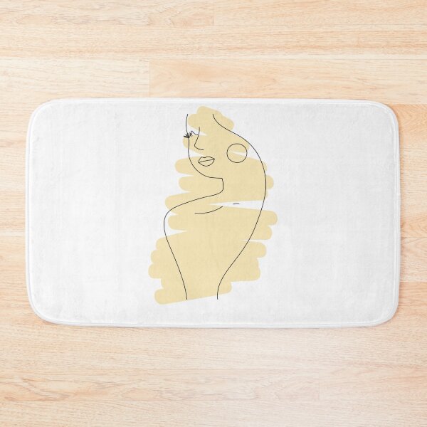 Item preview, simple woman one line drawing art designed and sold by ikrame-shop.