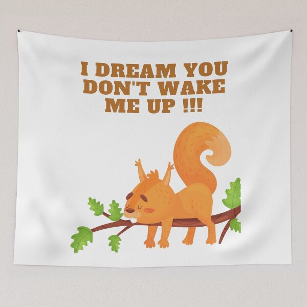 Item preview, Sleeping Squirrel, Dreamy Squirrel designed and sold by alexadybanu.