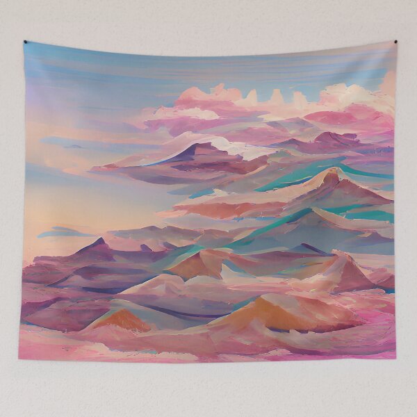 Item preview, Pastel mountain  designed and sold by FlyingSprinkles.