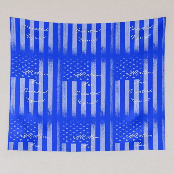 Item preview, Vintage All Men Created Equal US Flag designed and sold by EthosWear.