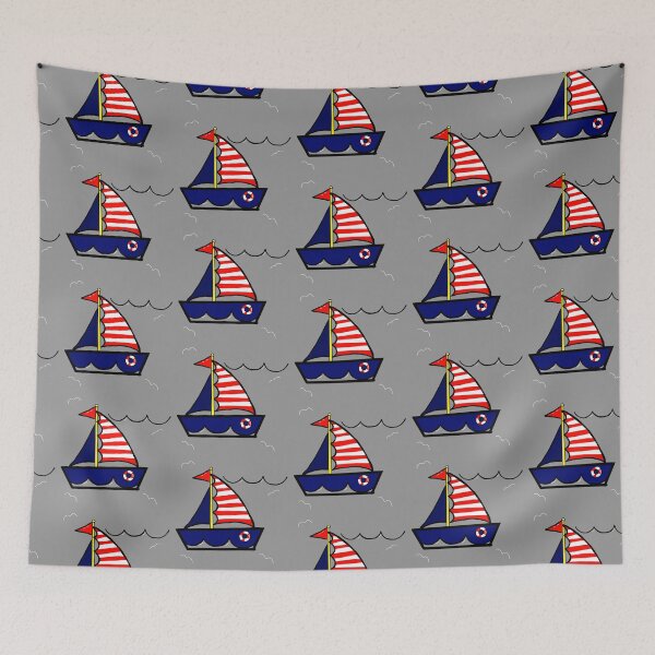 Item preview, Sailing boat grey designed and sold by DemonicGloom.