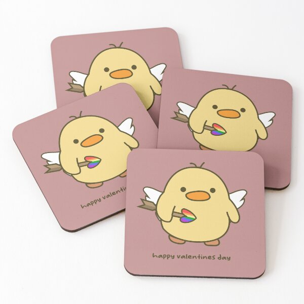 Item preview, LGBTQ Happy Valentines Day Duck designed and sold by moonravin.