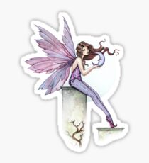 Whispering Moon Fairy Art by Molly Harrison Sticker