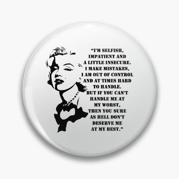 Item preview, Marilyn Quote designed and sold by Mruud.