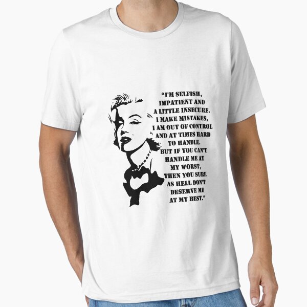 Item preview, Marilyn Quote designed and sold by Mruud.