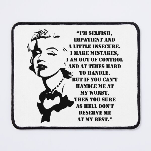 Item preview, Marilyn Quote designed and sold by Mruud.