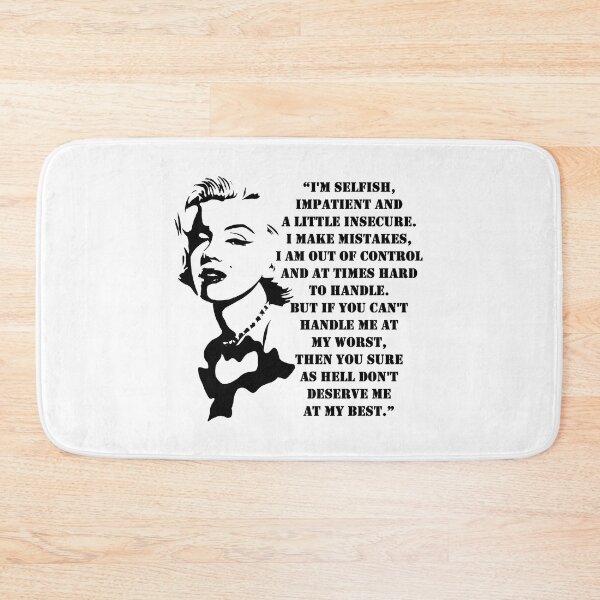 Item preview, Marilyn Quote designed and sold by Mruud.