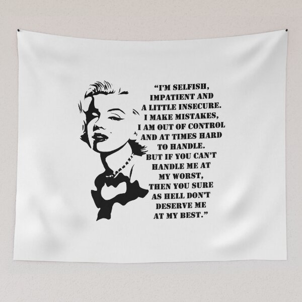 Item preview, Marilyn Quote designed and sold by Mruud.